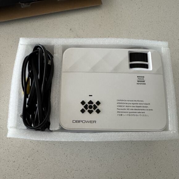 DBPOWER LED Light Source Smart Mini Projector Model T2 SKU: PJ0711 FULLY WORKING - Picture 4 of 7